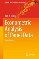 Econometric Analysis of Panel Data (Springer Texts in Business and Economics) 6th ed | تجزیه و تحلیل اقتصادسنجی داده های تابلویی